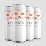 IYKYK plant-based drinks Delta-9 T** C** Drinks Peach Tea 5mg 12oz