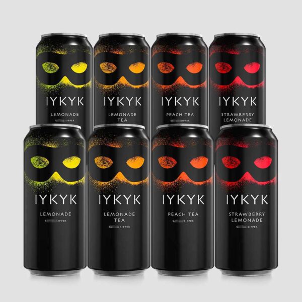 IYKYK plant-based drinks Party Pack Delta-9 T** C** Drinks 10mg 16oz