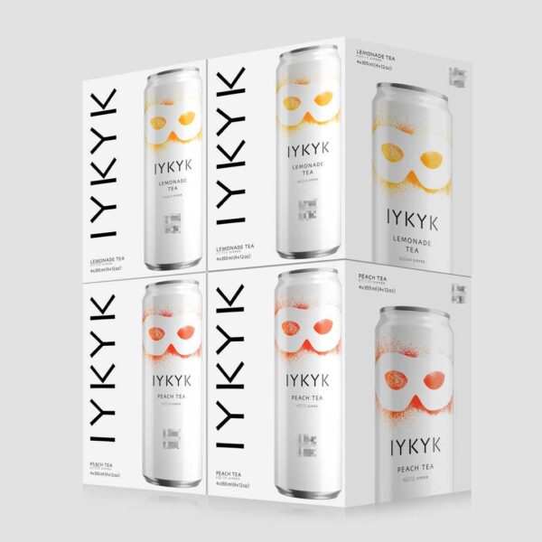 IYKYK plant-based drinks T'N'T 5 mg Peach Tea Lemonade Tea Delta-9 T** C** Beverages
